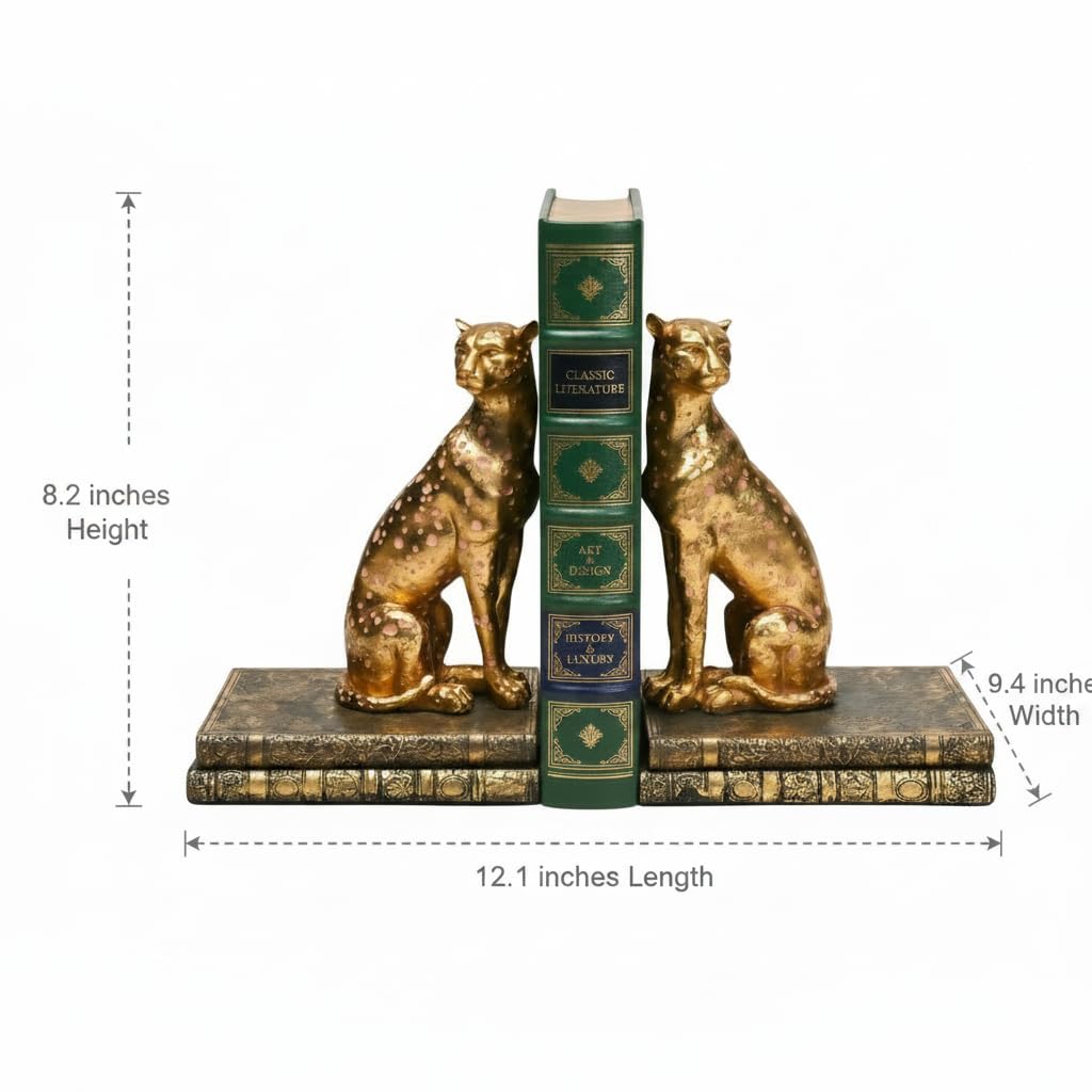 Amazon.com: Comfy Hour 8.2 inches Height, Gold Cheetah Egyptian