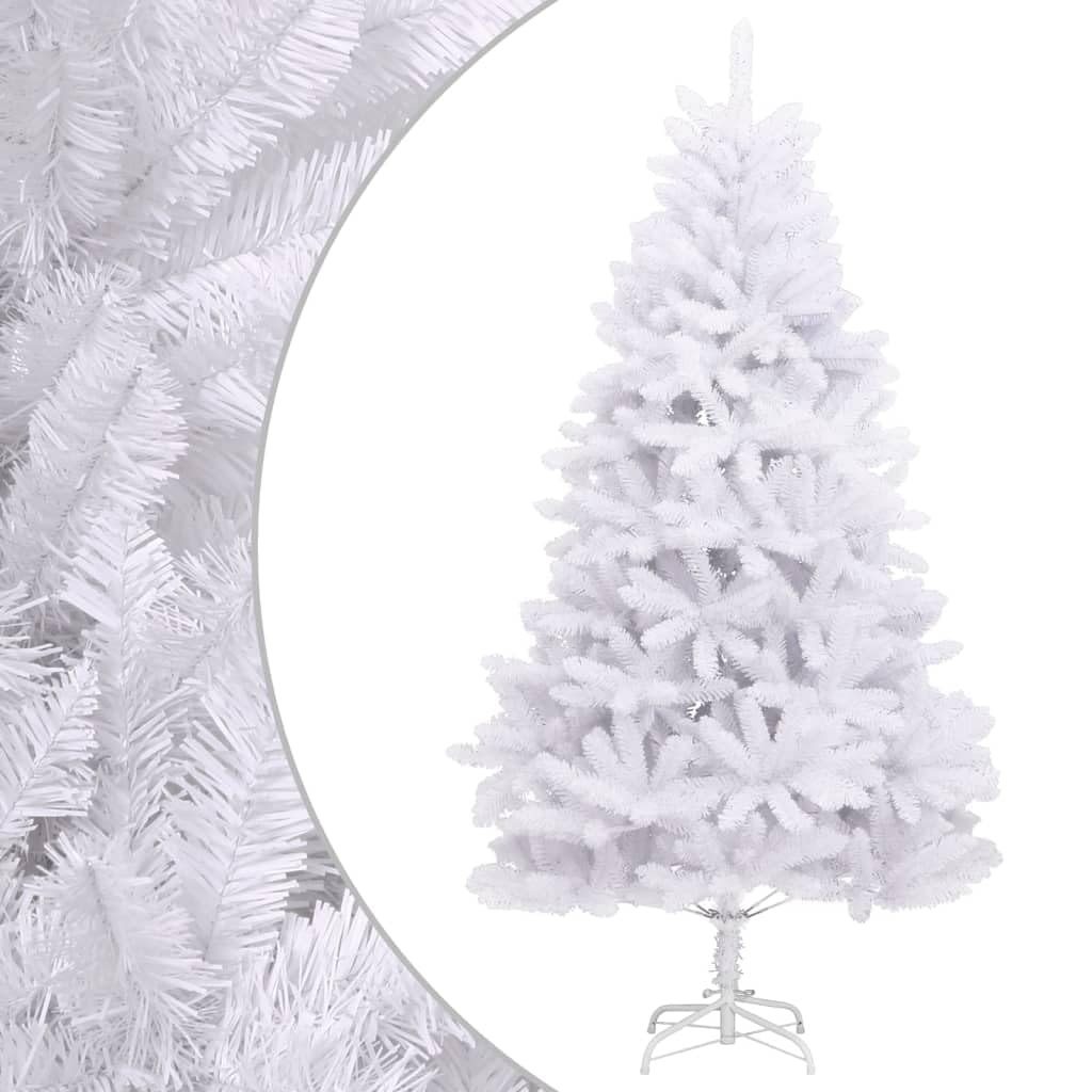 Sapin de Noël Artificiel à charnières avec Support Blanc 180 cm,Maison & Jardin,Décorations,Décorations de Noël & saisonnières,Sapins de noël,4.62 kg-357786