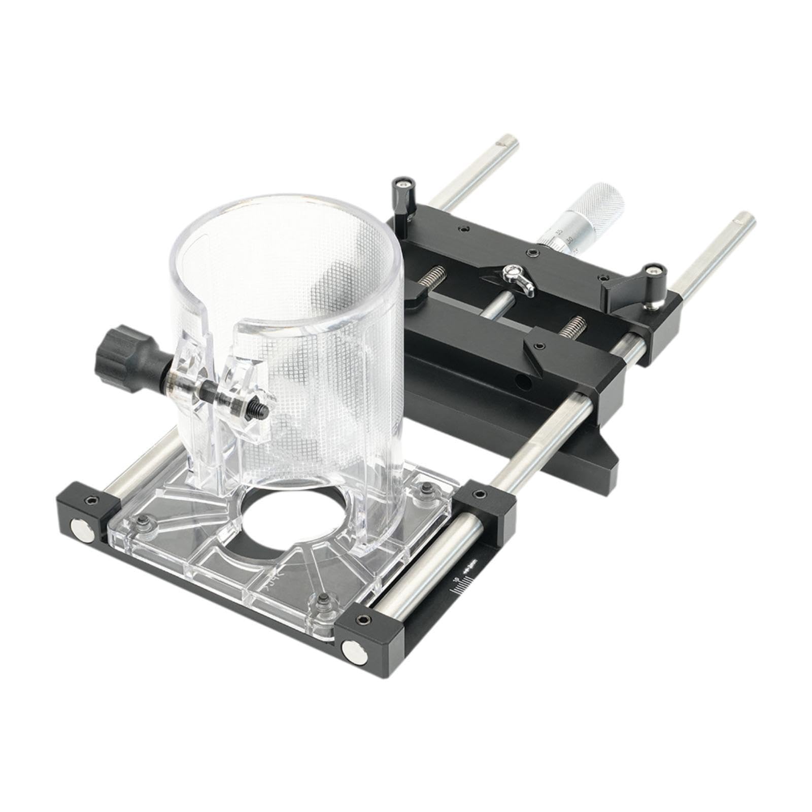 Base per fresatrice personalizzabile, utensile per scanalatura regolabile, progettato per tagli e scanalature precisi del legno. Staffa per scanalatura per fresatrice,