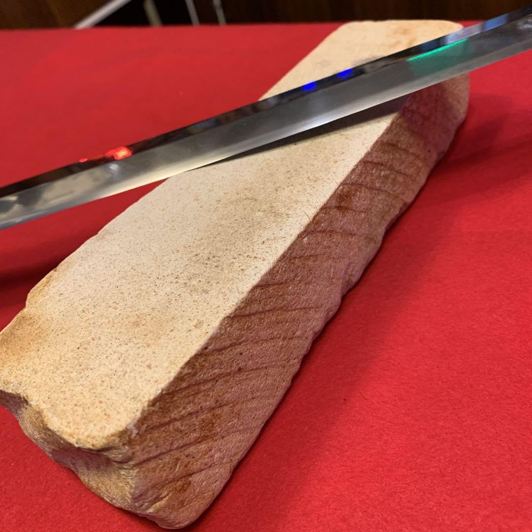 Amazon.co.jp: 刀鍛治職人 天然砥石 特大 時代物 仕上げ 大工道具 