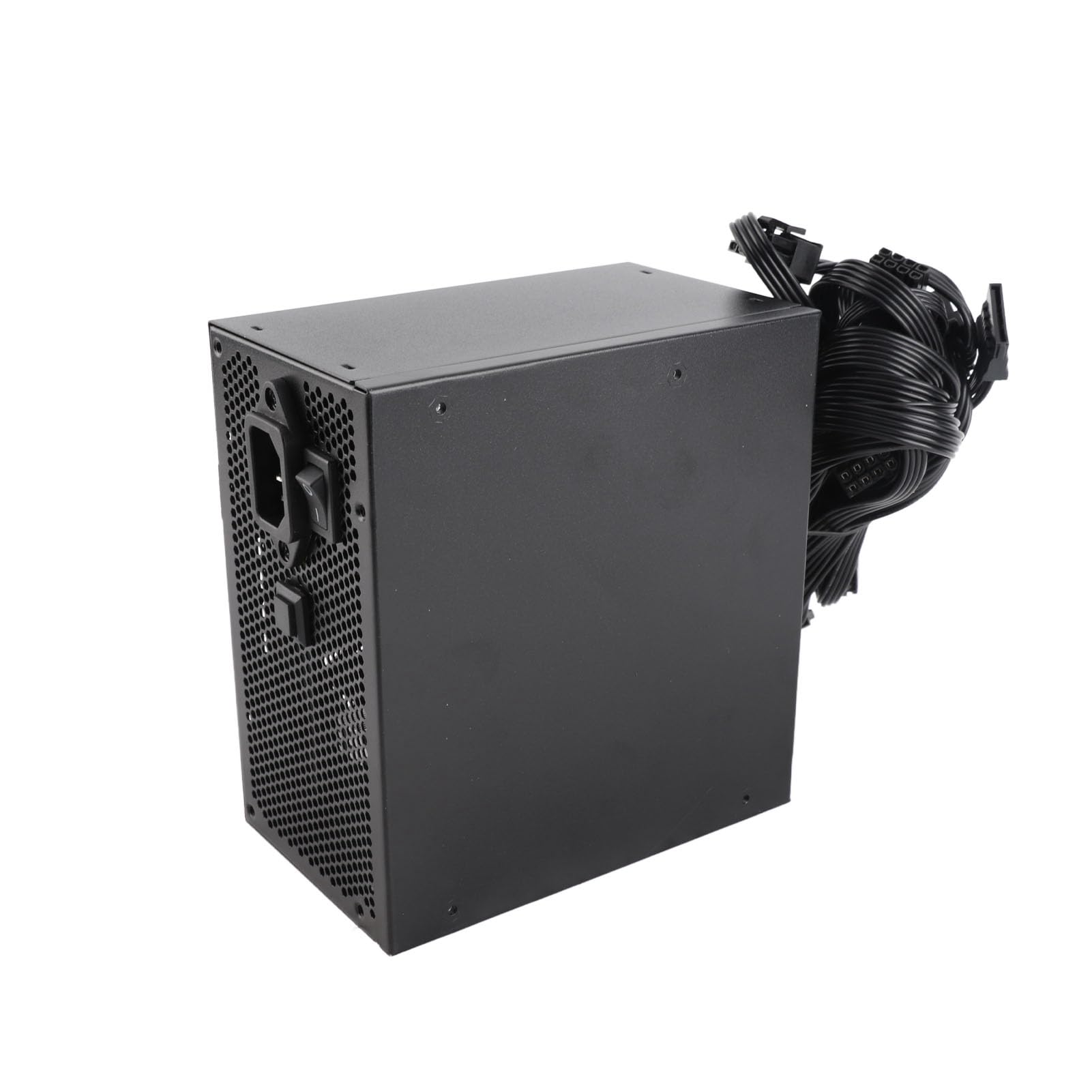 PUSOKEI Alimentatore da 800 W per PC Desktop |PFC Attivo, Supporto Dual Core, Ventola a velocità Automatica