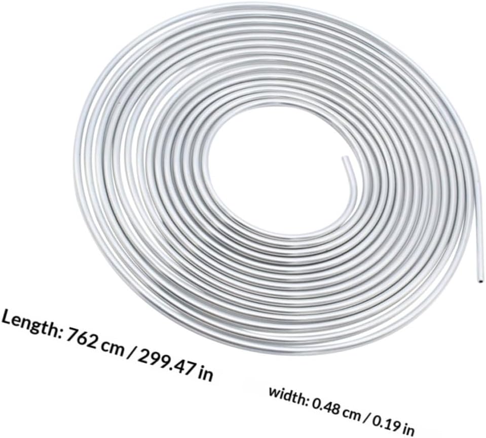 Car Brake Line Steel Tubing Coil 3/16 Inch Od 25 Feet Auto Brake Tubing Replacement for Vehicle