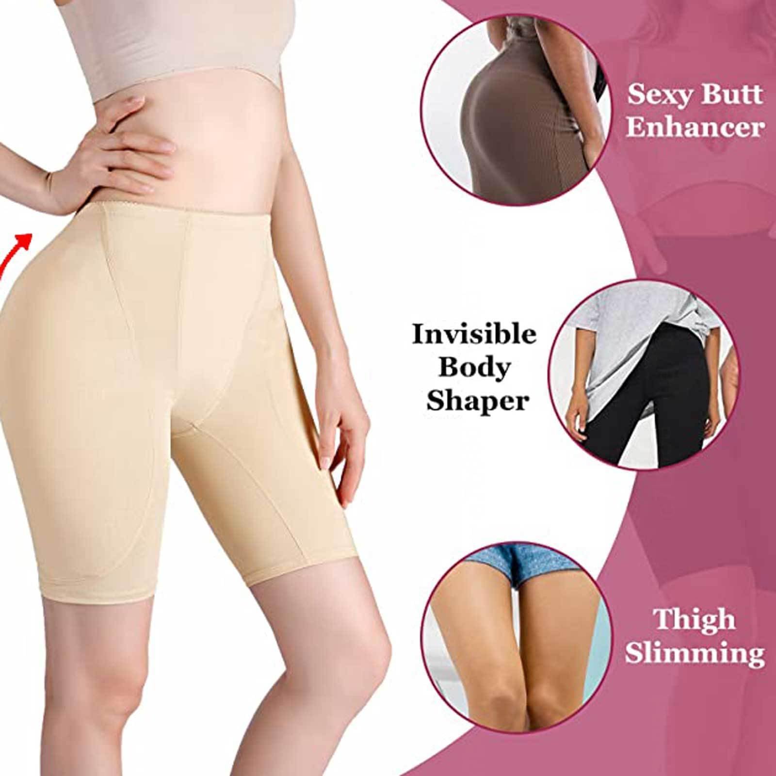 Sexy outfit MMRTDJDR Modelująca brzuch Bielizna modelująca Butt Lifter Spodenki Hip Pad talia Trainer dla kobiet Pod ubraniami Beżowy L