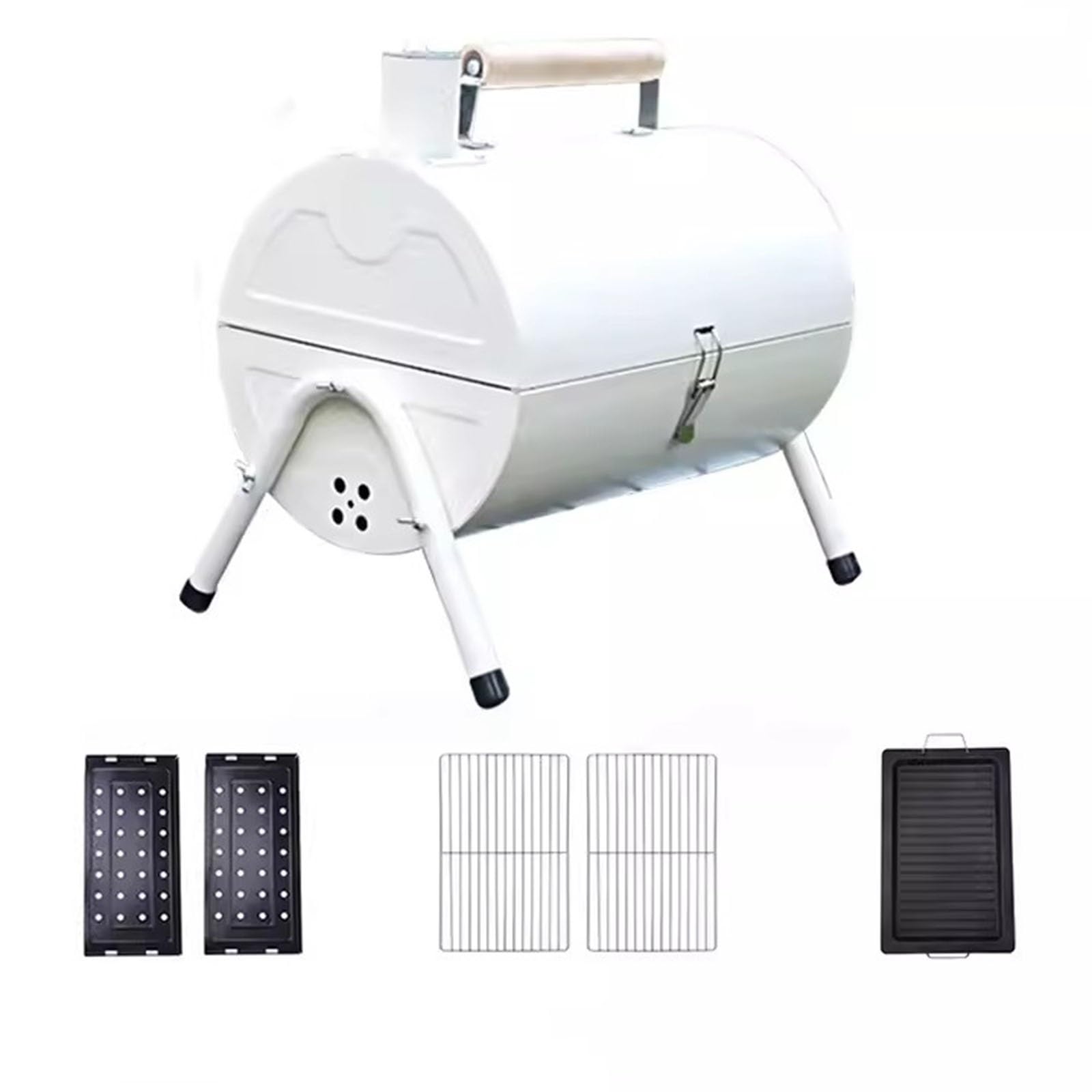 Shangguanyun456 One Color Outdoor Barbecue Grill Outdoor Camping Barbecue Stove Portable Home Foldable Charcoal Grill Rack