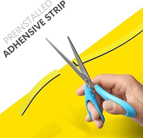 Miniatura 4 de Burlete blanco de 14 pulgadas de ancho x 18 pulgadas de alto, tira de sellado de espuma para puerta de ventana, cinta aislante de espuma adhesiva