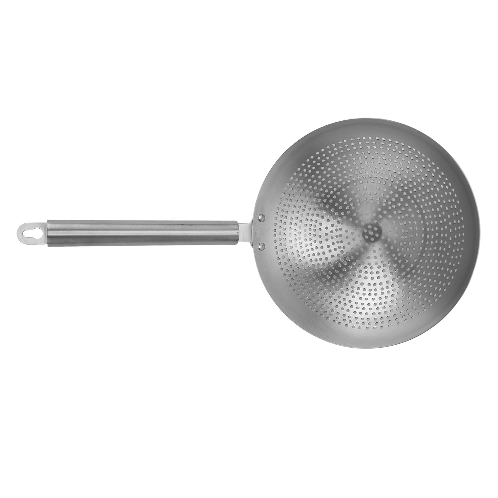 HEEPDD Espumadera de Cocina, Colador de Apertura de 3 Mm, Cuchara, Filtro Fino, Acero Inoxidable 304 para el Hogar (22cm)