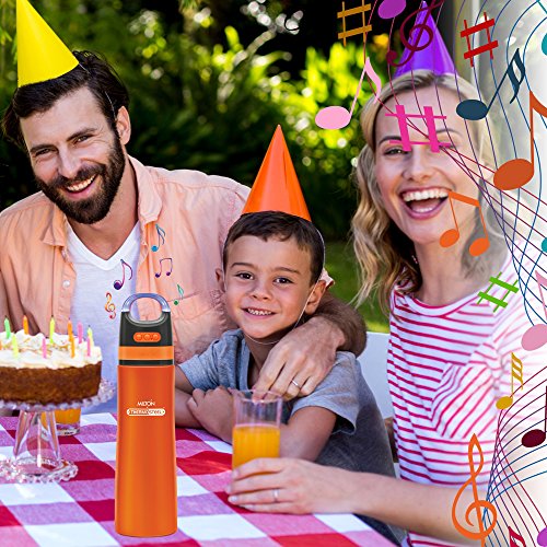Image of Milton Boom 900 Stainless Steel Bottle with Wireless Bluetooth Speaker, 700 ml, Orange