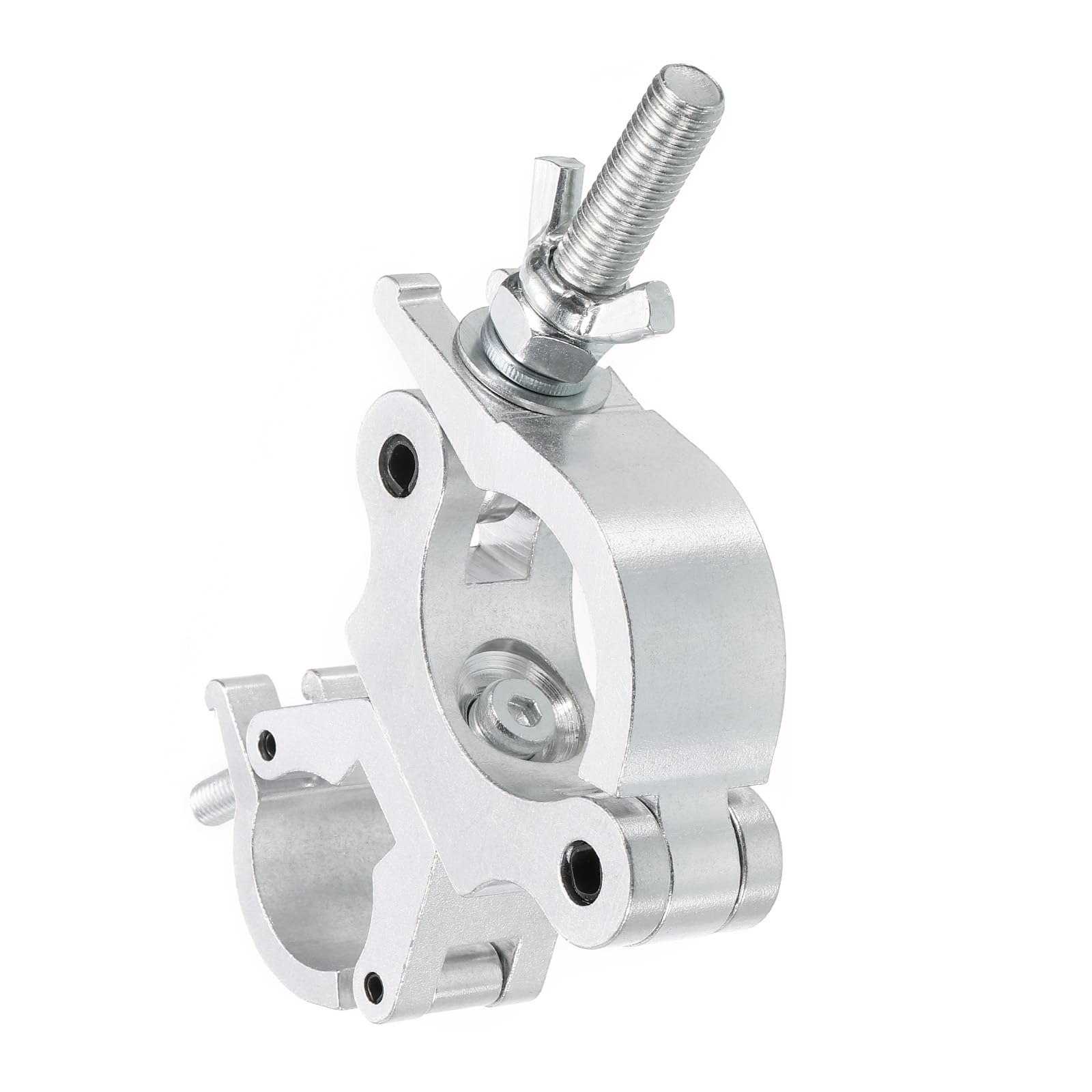 Serre-joint alu pour éclairage de scène double compatibilité tube 52mm
