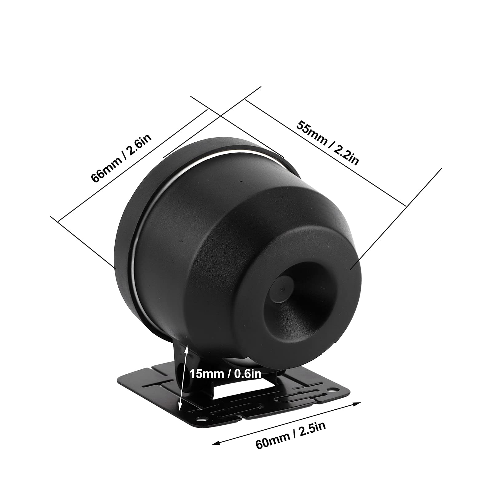 Pressione Turbo Auto 12V Misuratore Turbo Boost 60 mm/2,5 pollici 12 V manometro per aumento del turbo a LED universale - 30-202.5 Controllo indicatore LED a barre
