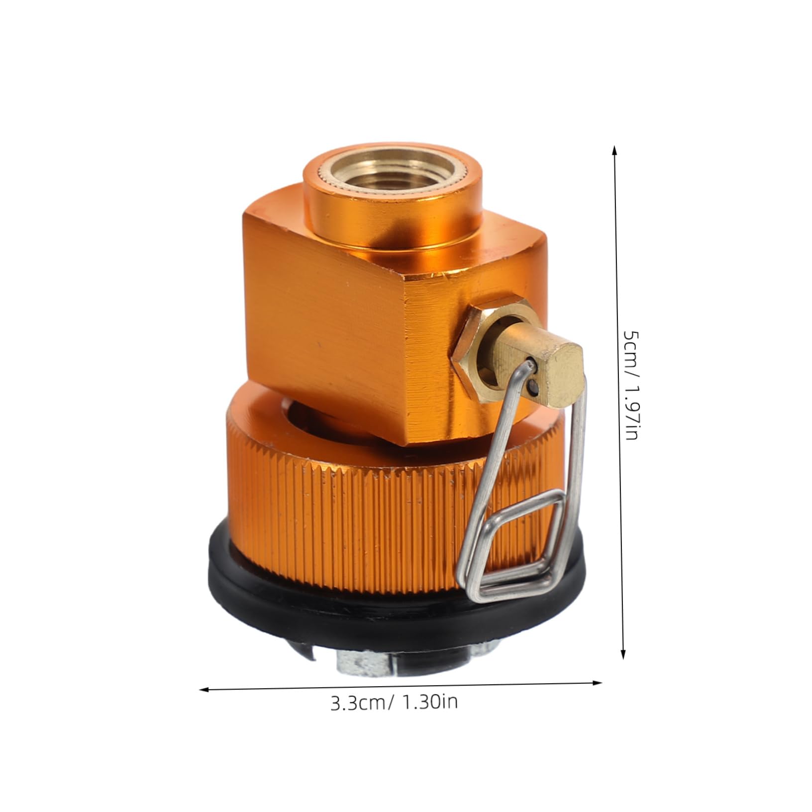 ORFOFE Isobutane Canister Adapter Propane Tank Adapter Hose for Camping Stove Leakproof Gas Refill Valve for Gas Burner