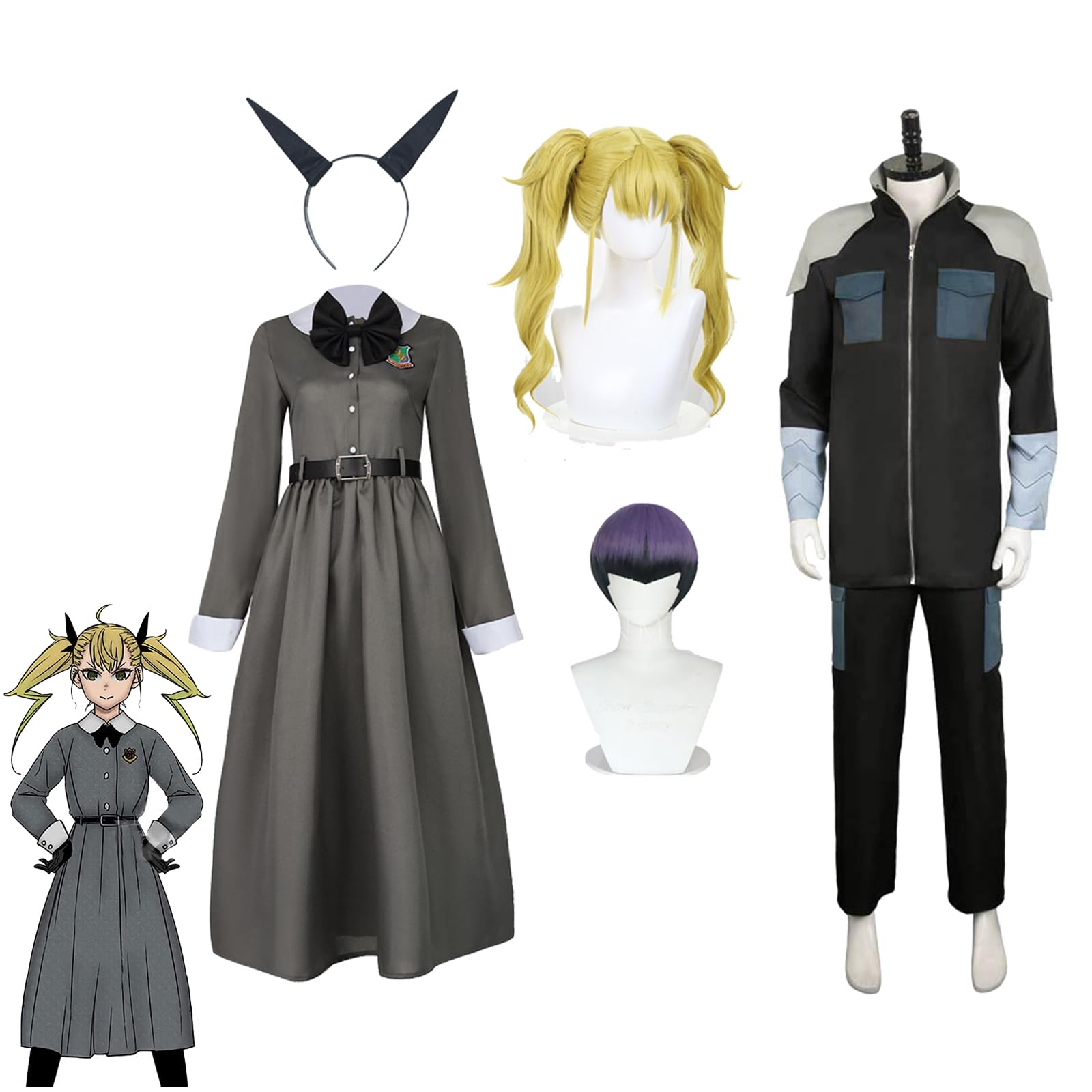 怪獣8号 四ノ宮キコル コスプレ フルセット Amazon.co.jp: [AHCY] 四ノ宮キコル コスプレ衣装 ウィッグ/靴