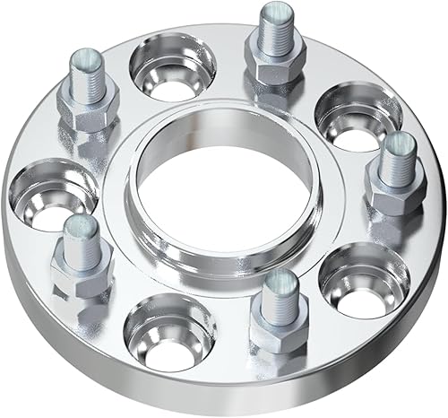 Vista 568 de KAX Espaciadores de rueda de 0.236 x 5.315 in, espaciadores de rueda centrados de 2 pulgadas y 6 lengüetas para F-15-0, Expedition, Mark LT, Negro