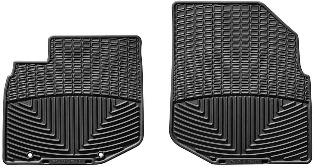 WeatherTech All-Weather Floor Mats for Honda Fit 1st Row (W147), Black