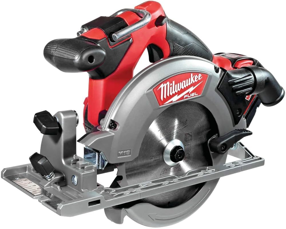 Milwaukee M18 CCS55 Circular Saw, 18.0V, without battery or charger, 18V, color red