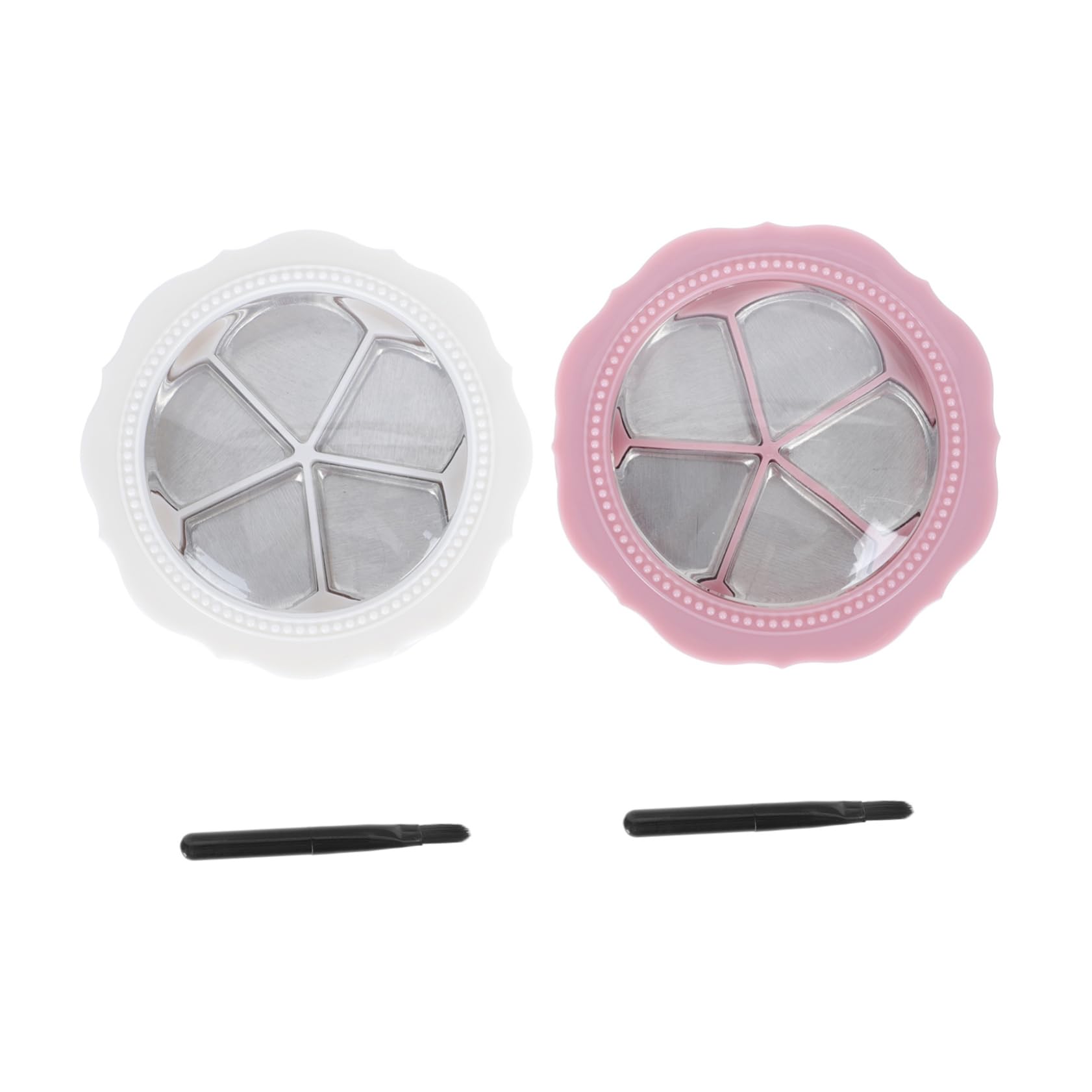 Mikinona Convenient Lipstick and Eyeshadow Tray Makeup Organize Blusher Box Multi-grid Eyeshadow Box Color