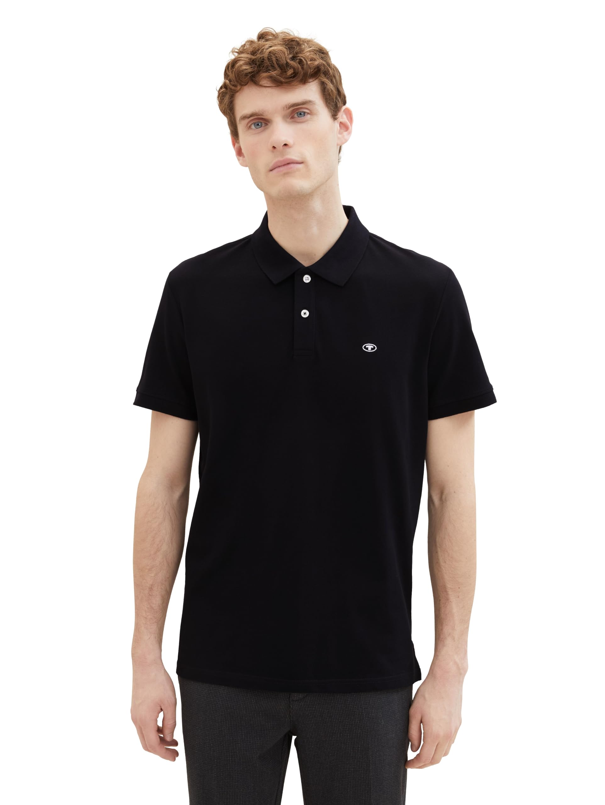 Tom Tailor Herren Piqué Poloshirt aus Baumwolle