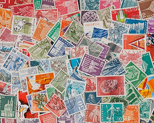 Preisvergleich Produktbild Goldhahn 100 Briefmarken Schweiz - Briefmarken für Sammler