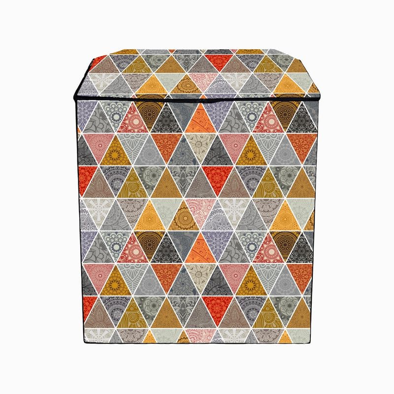 Image of PVC Semi Automatic Washing Machine Cover Suitable For Samsung, Lg, Whirlpool 9kg, 9.5kg, 10kg, 10.5kg, 11kg & 11.5kg | Waterproof & Dustproof Cover, Tarbuj Design.
