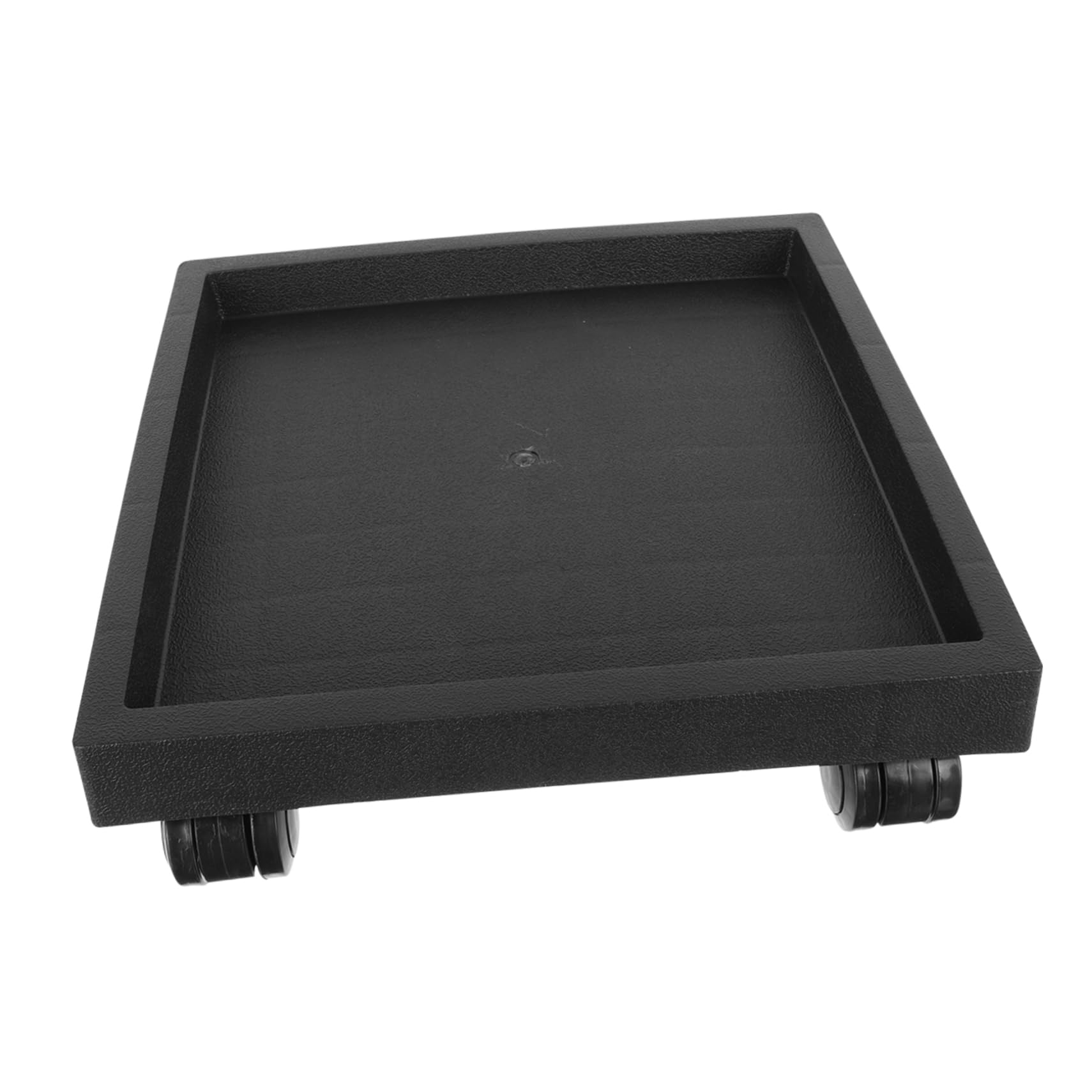 SUPVOX Moveable Square Planter Flowerpot Holder Wheel Base Garden Tray for Water Collecting