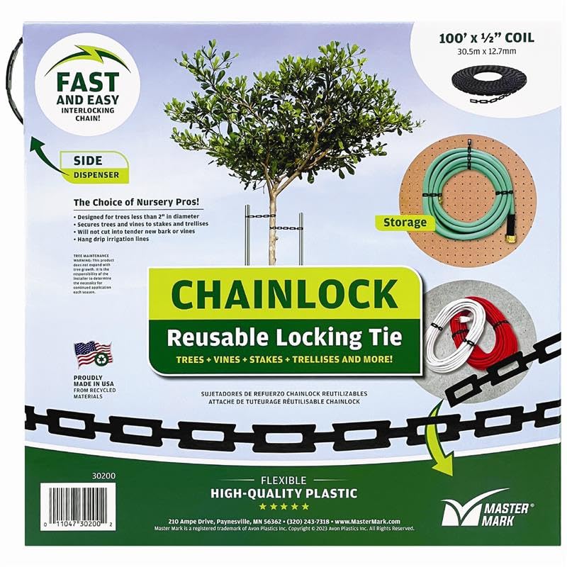 Amazon.com : Master Mark Chainlock 1/2 in. x 100 ft. Plastic Tree