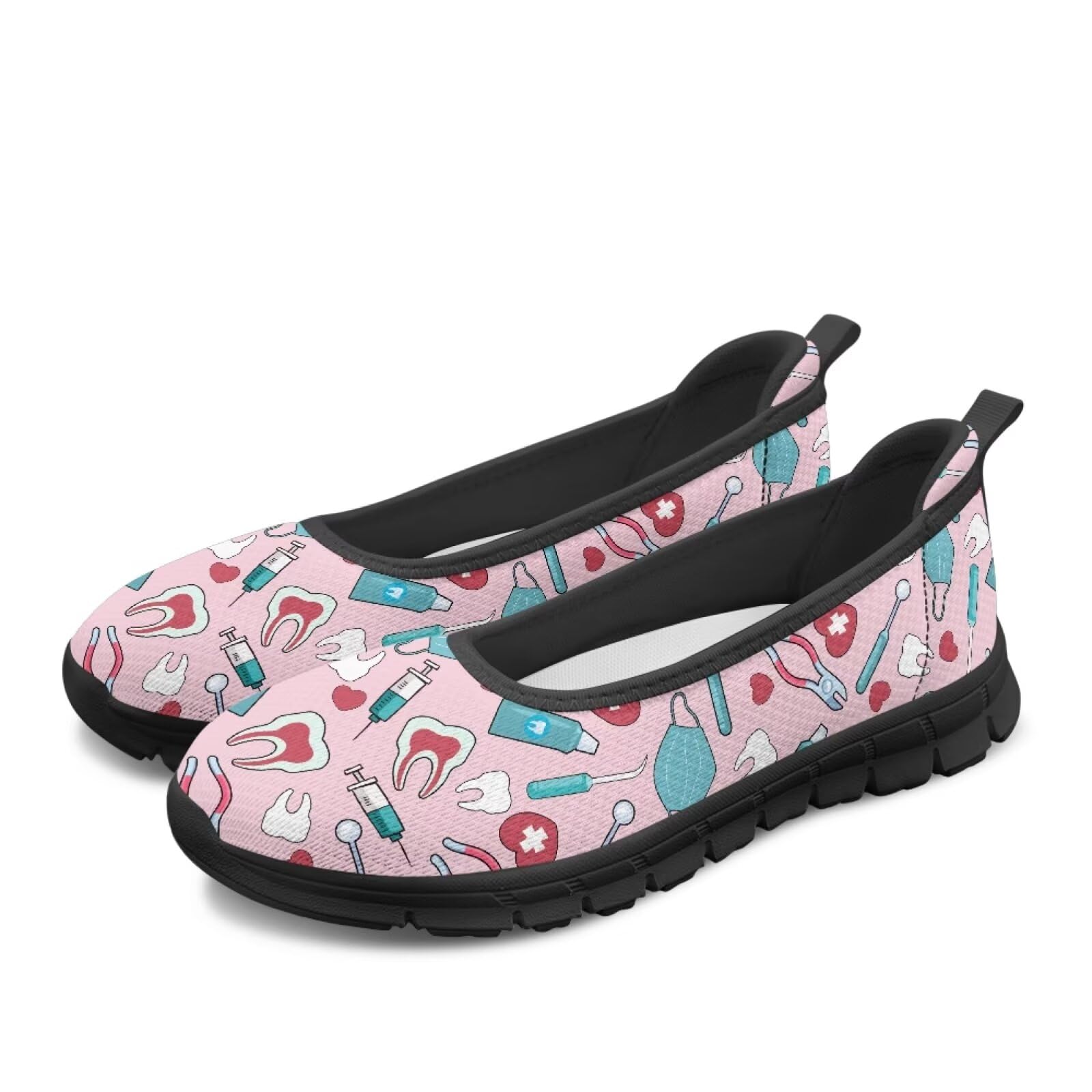 chaqlin Damskie buty do karmienia wsuwane płaskie buty do chodzenia buty treningowe damskie buty do biegania