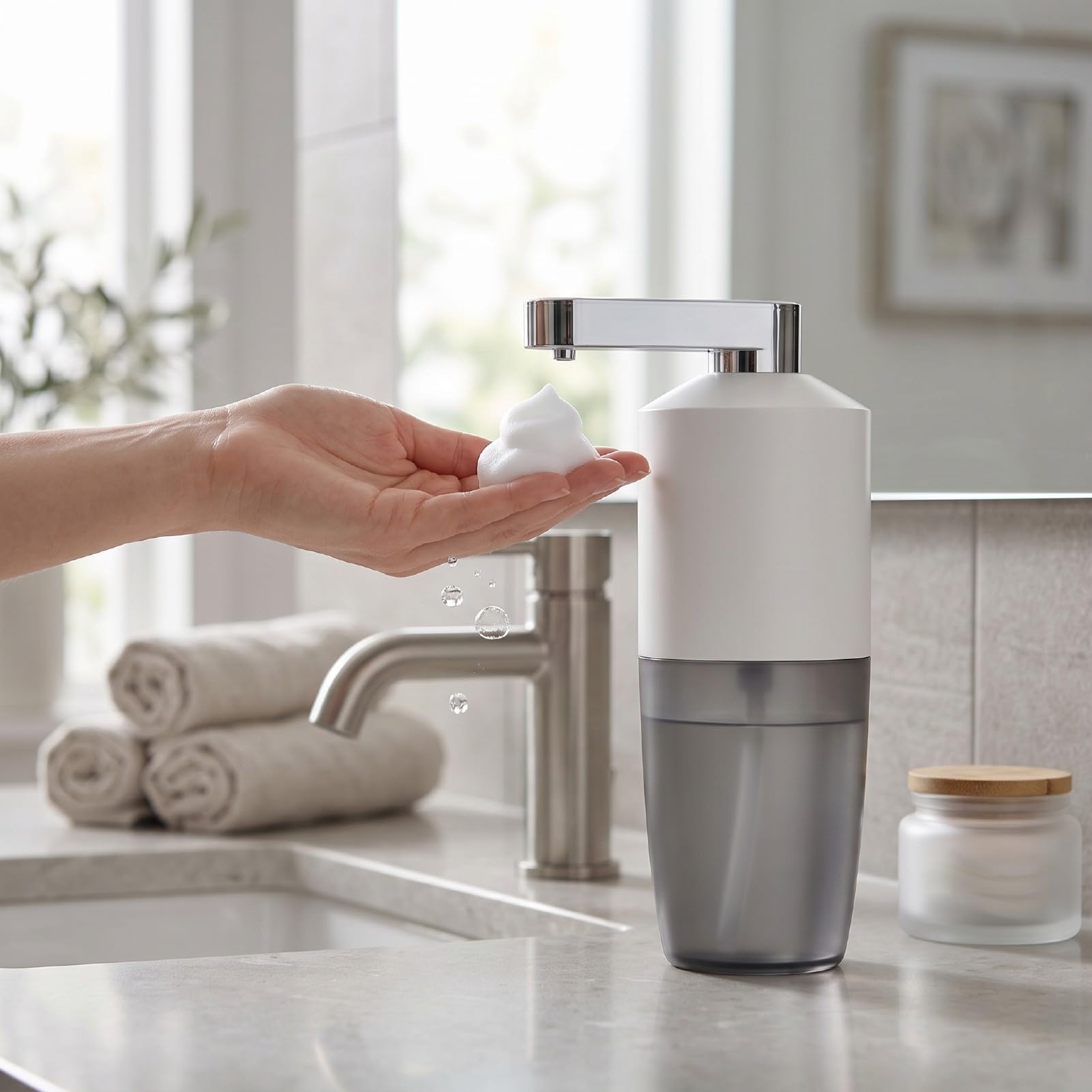 Dispenser Automatico per Collutorio 280 Ml 1600 MAh