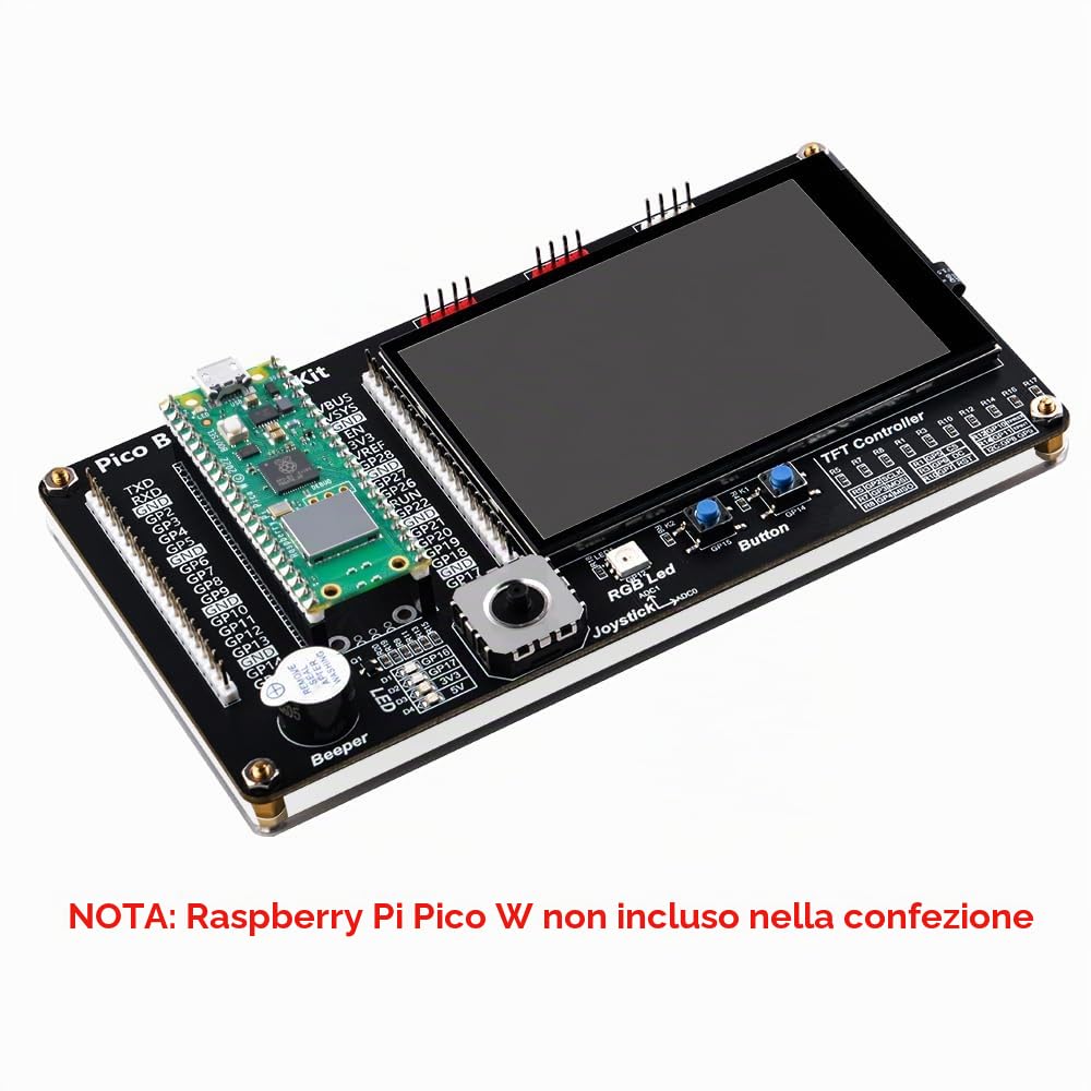 GeeekPi Raspberry Pi W GPIO Estensione Breakout Modulo Kit, Kit di Proiezione su Supporto per Pico