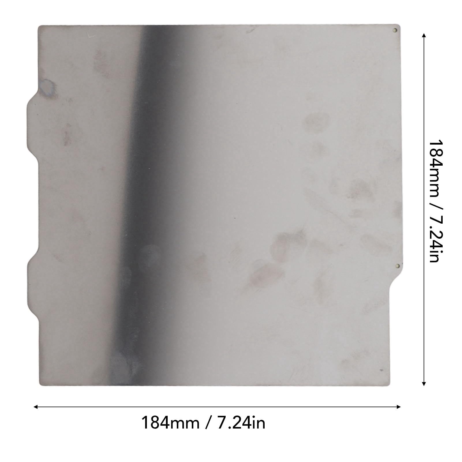 Lybunair PEI Build Plate 184x184mm Single Sided Smooth Flexible Spring Steel Sheet for Lab A1 Mini 3D Printer
