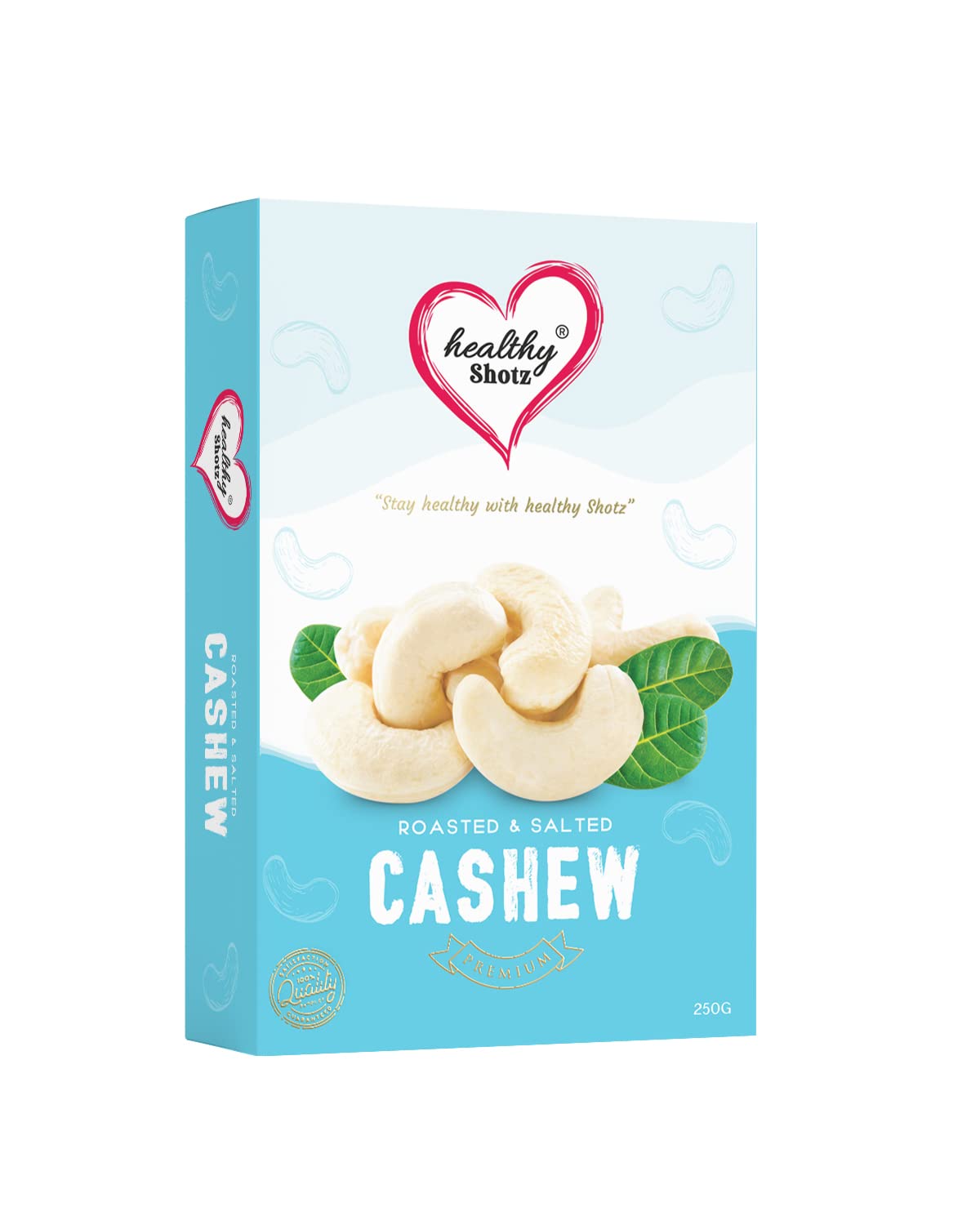 Healthy Shotz Roasted and Salted Crispy Cashew Nuts W240, (250g) Vacuum Pack | Premium Crunchy Kaju, Rich in Magnesium, Copper & Phosphorus (B0BRFZBRTS) Amazon Price History, Amazon Price Tracker