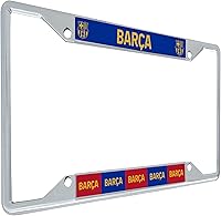 Vista 1 de Desert Cactus FC Barcelona Barça - Accesorios de coche, marco metálico para placa de matrícula y soporte para la parte delantera o trasera del coche