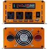 2000W Pure Sine Wave Power Inverter peak-4000 Watt,DC 12V to 110V,with 3xAC,USB Port,LCD Digital Display