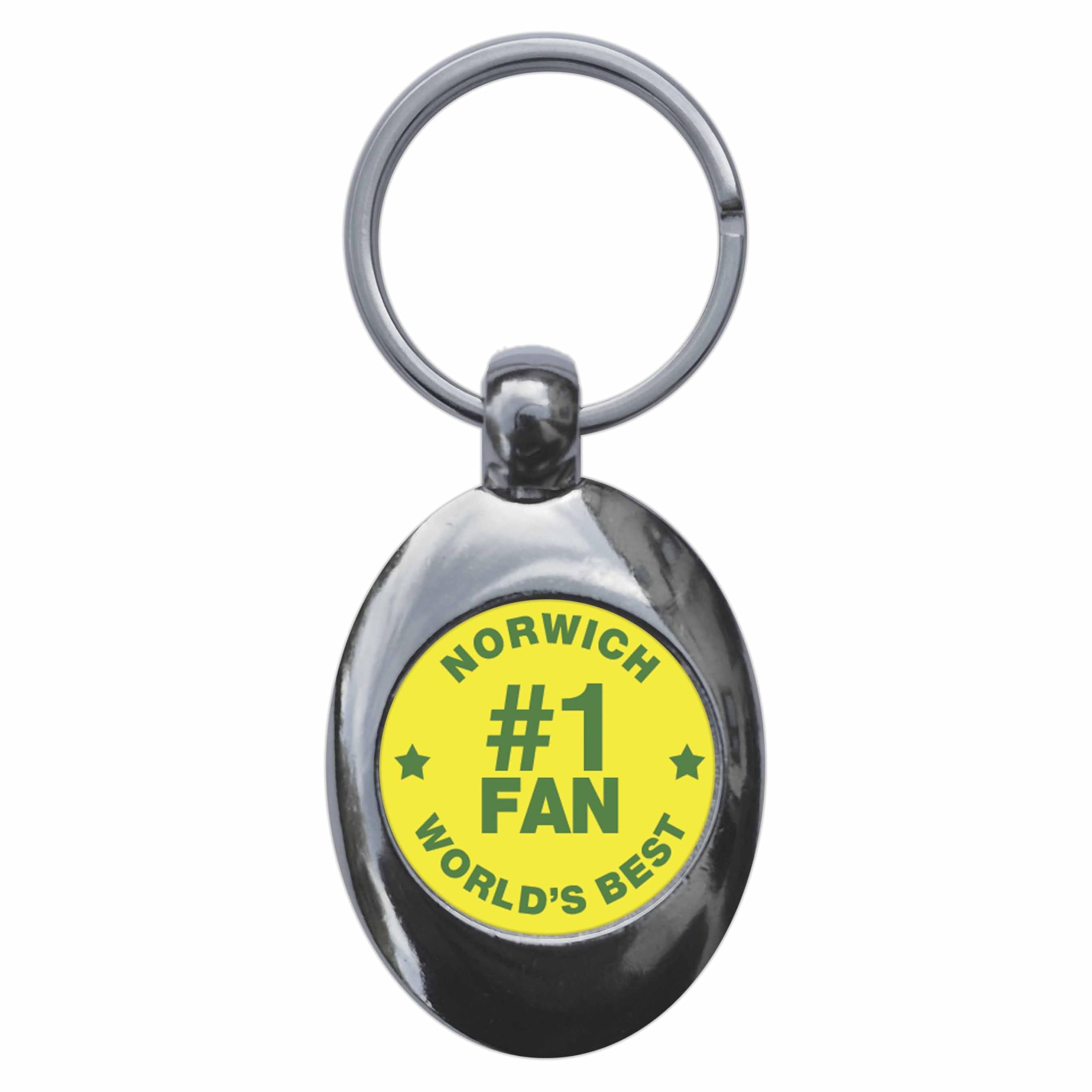 Ozorath Norwich #1 Fan Keyring with Trolley Coin