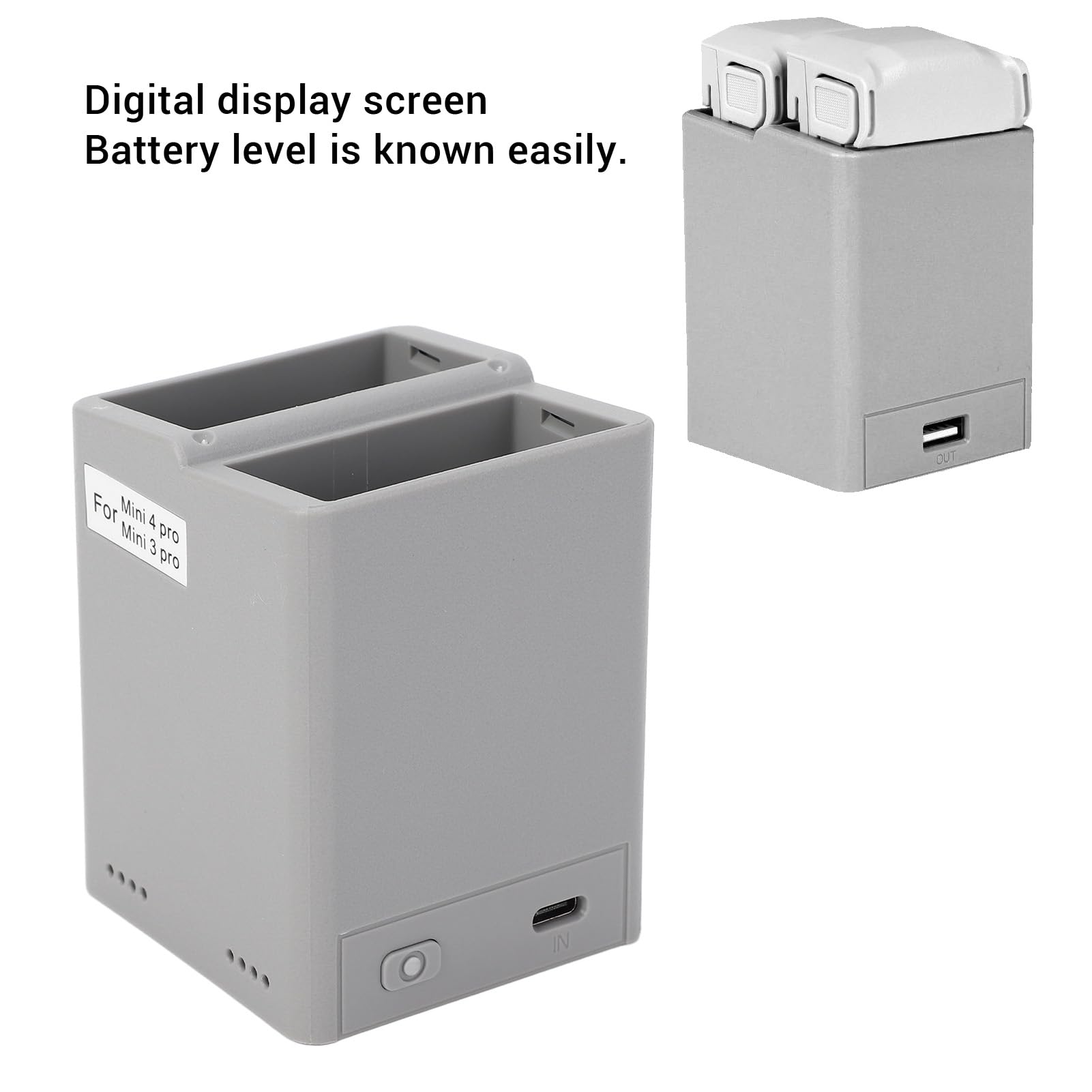 Drone Battery Charging Hub Efficient Portatile Display Digitale per Mini