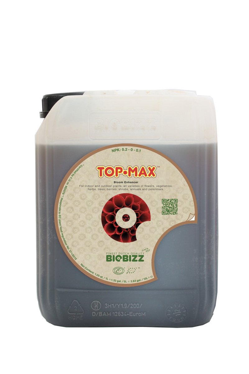 Amazon.com: BioBizz Top-Max 5 Liter (4/Cs) : Patio, Lawn & Garden