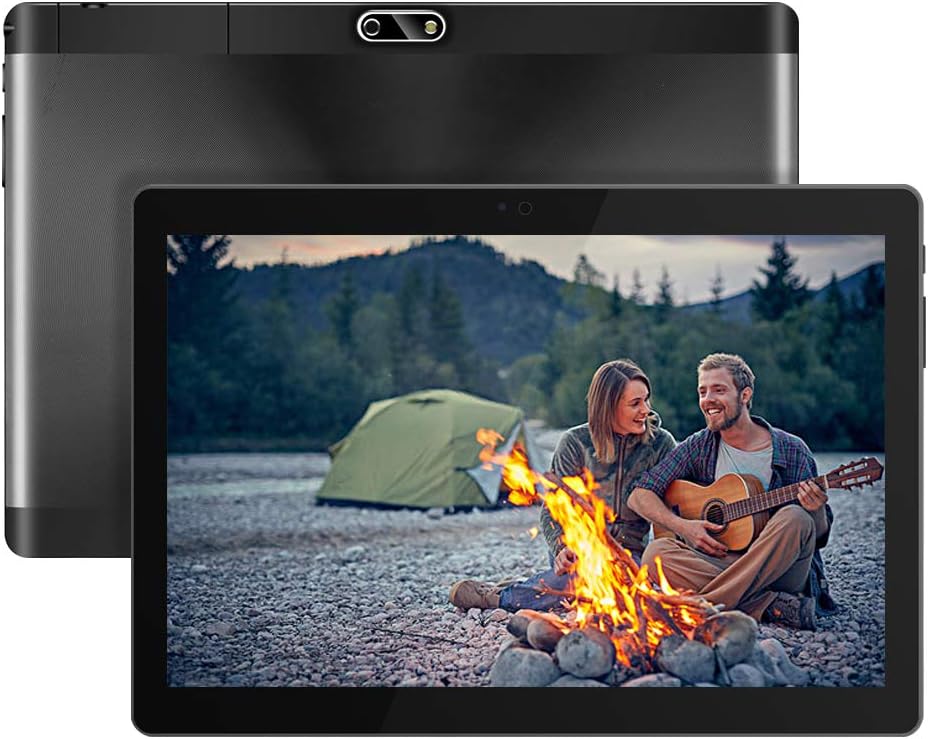 Quad Core Android Tablet having 16GB Memory 1GB RAM with Dual Camera (2MP and 5MP) and Dual SIM Slots WiFi (3G) Bluetooth 4.0 GPS Phone Function (1280x800)