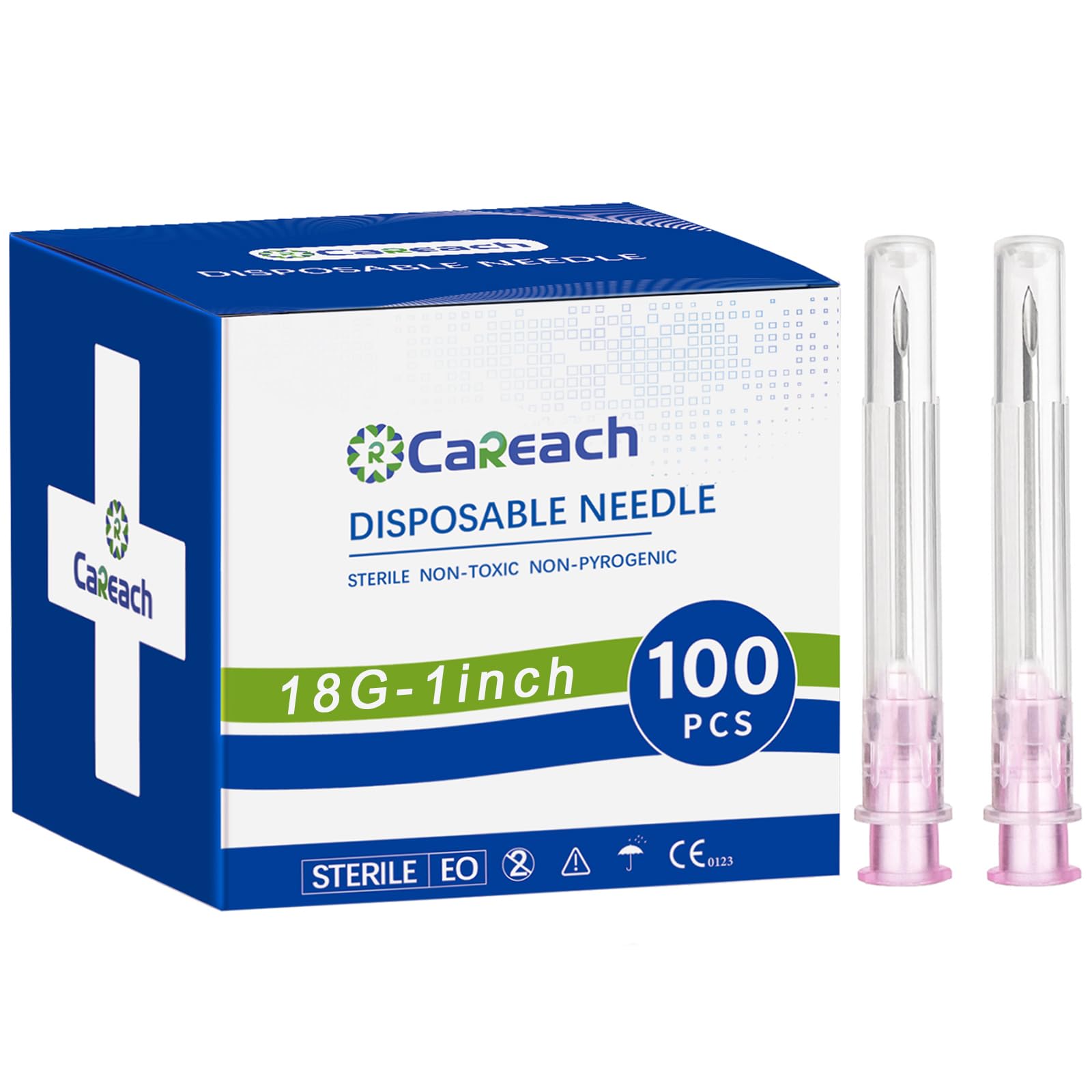 100pcs 27 gauge 1 inch Needle Luer Lock, Individually Wrapped — Amazon image 7