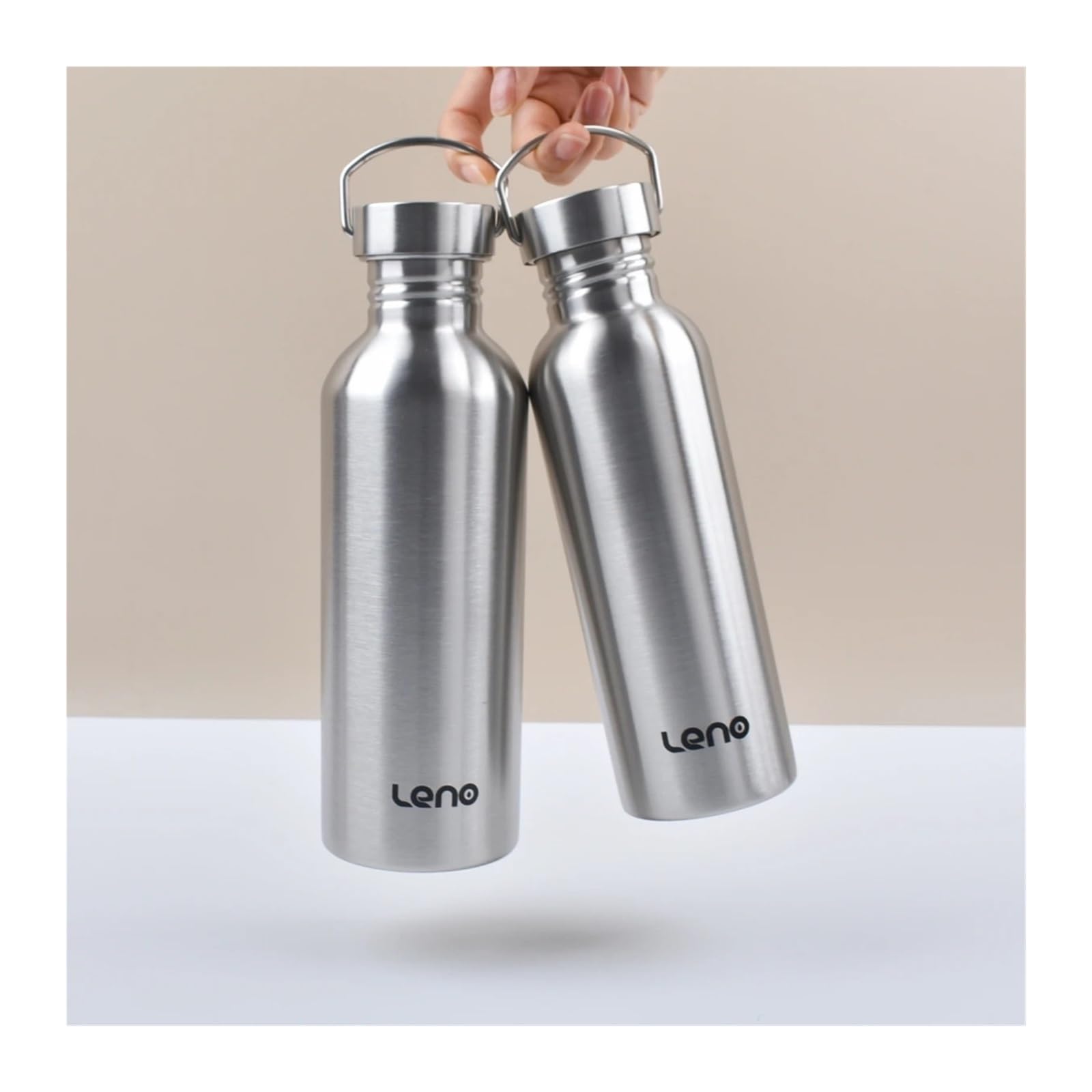 1 szt. Butelka na wodę ze stali nierdzewnej o pojemności 350–2000 ml z pojedynczą ścianką(1500ml)
