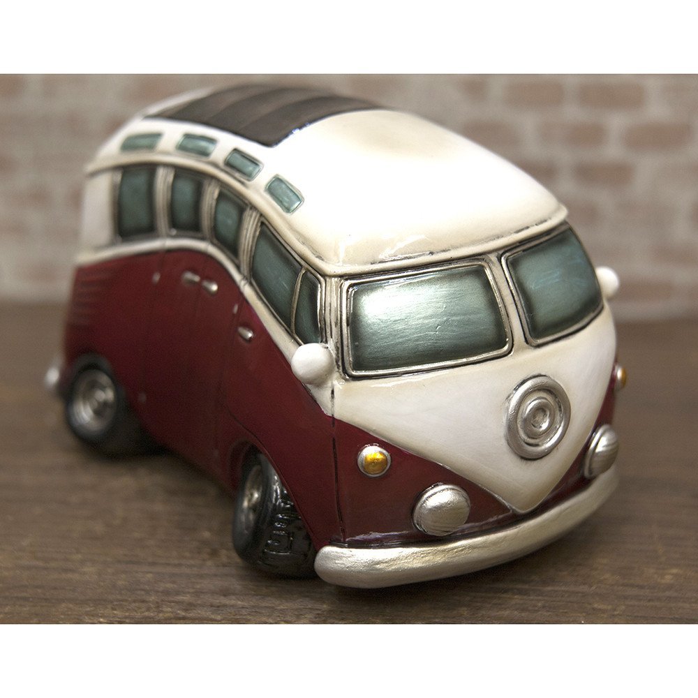 Amazon.co.jp: レジン製 アメリカン オールディーズ コイン バンク （ワーゲンバス レッド） 貯金箱 インテリア オブジェ 雑貨  ガレージ アメリカン雑貨 アメリカ 雑貨 世田谷ベース フォルクスワーゲン グッズ : おもちゃ