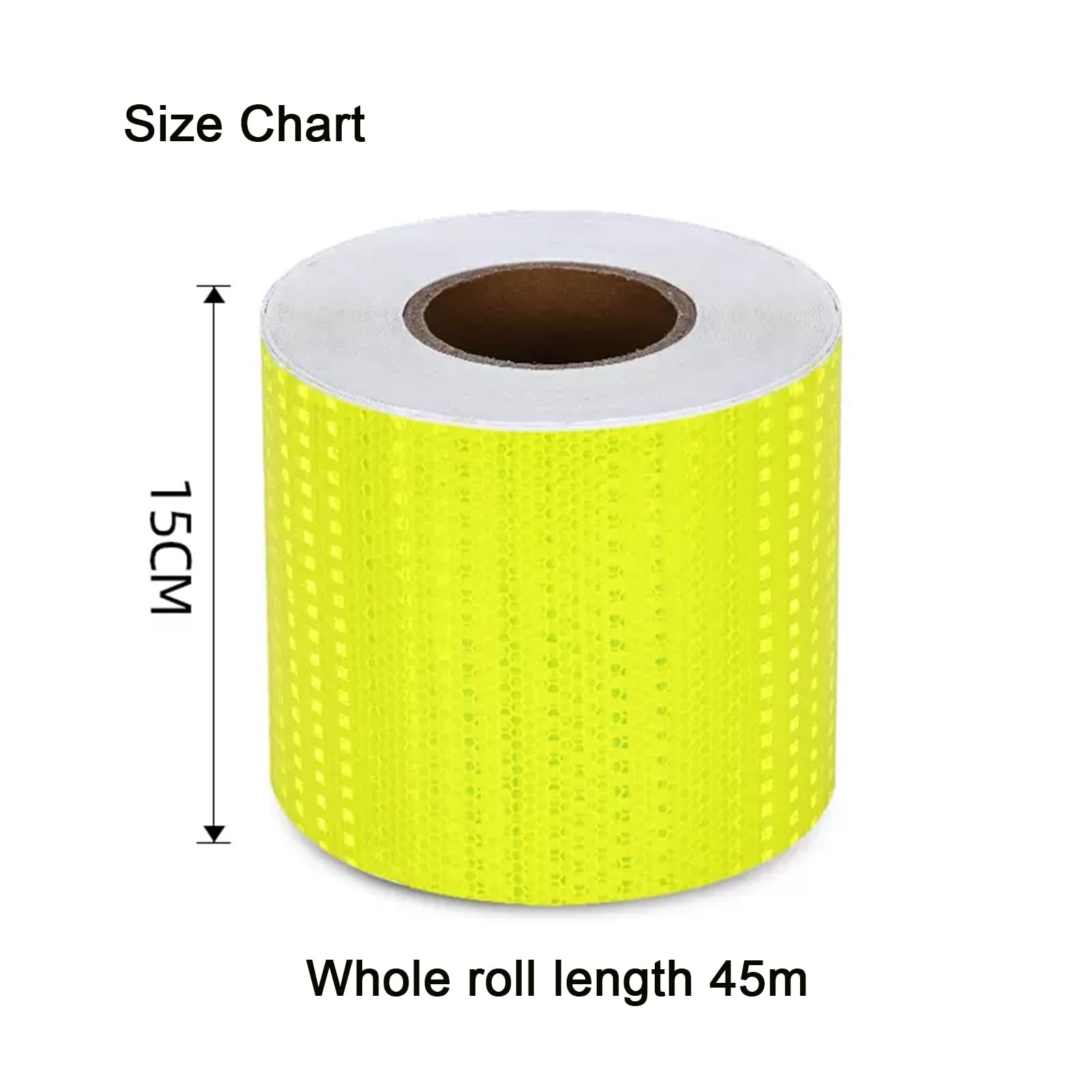 High Visibility Reflective Tape 1inch*33FT White Red Fluorescent Yellow Blue Warning Conspicuity Bicycle Waterproof Car Sticker - 30