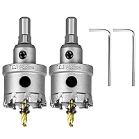 Vista 57 de SALI 1-1/16" (27mm) Kit de sierra perforadora TCT con punta de carburo de tungsteno Broca de sierra perforadora con punta de carburo con broca