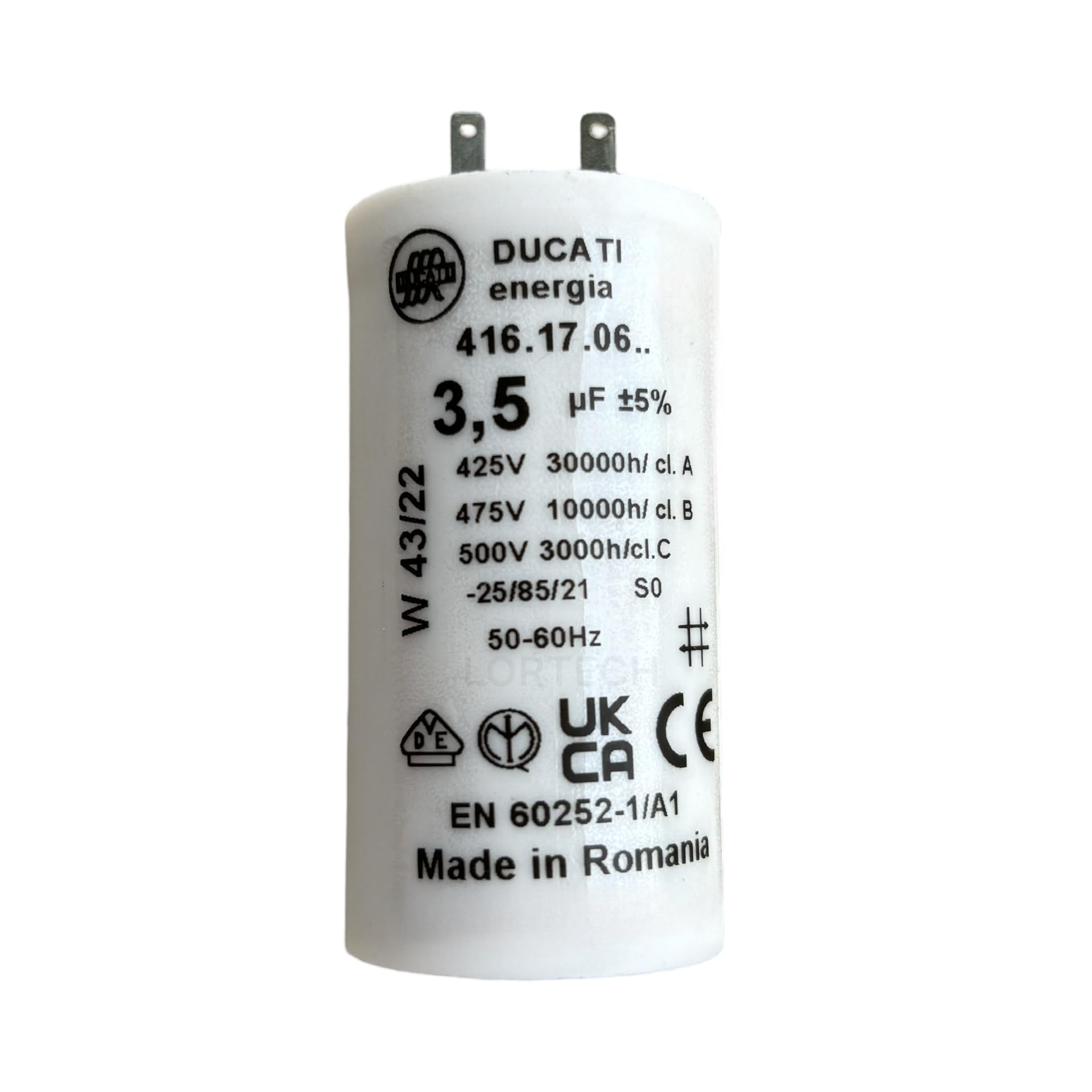 Condensatore 7 µF Per Tapparelle E Persiane - Compatibile Con SOMFY E SIMU