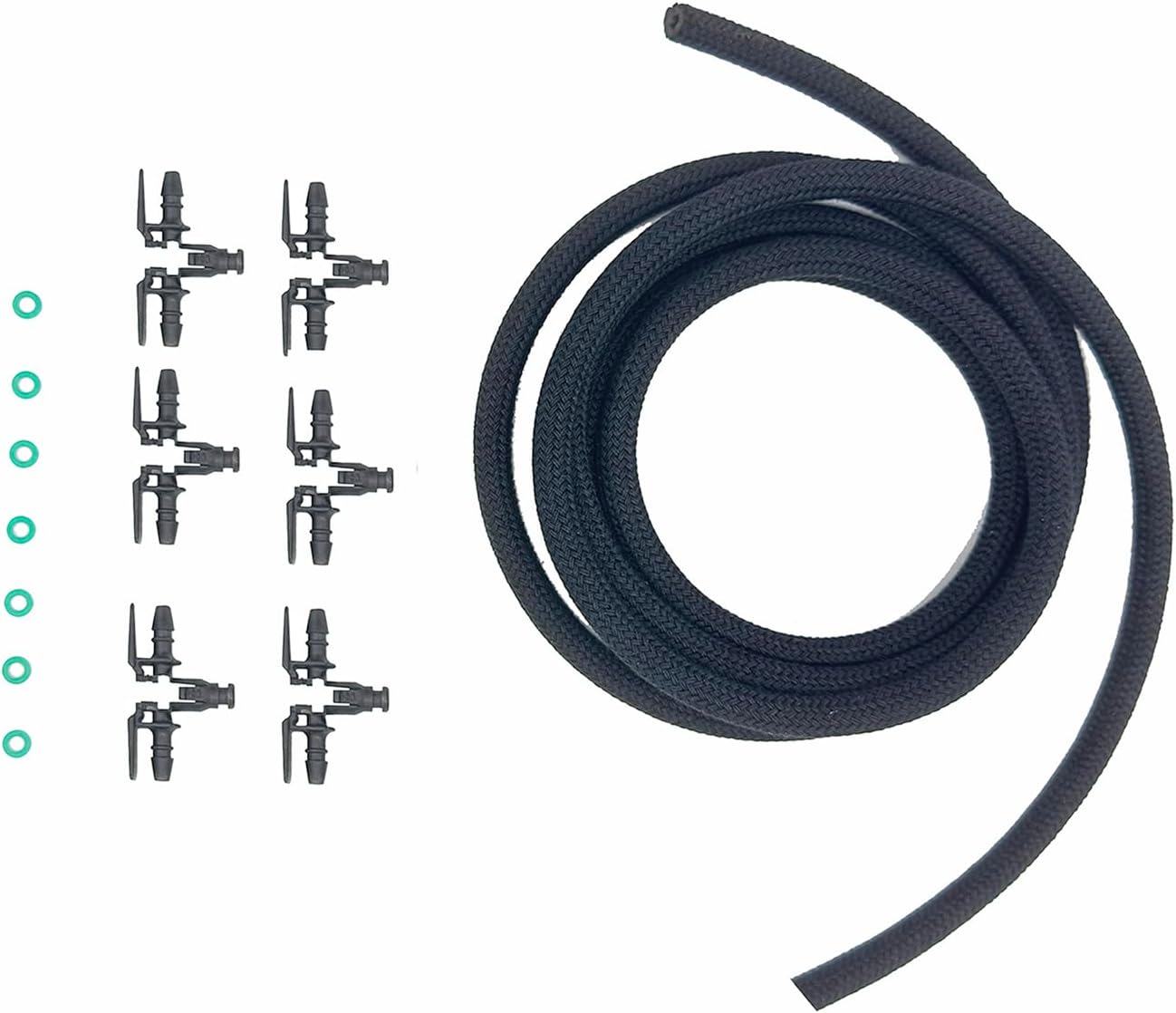68229388AA Fuel Injector Return Line Fitting Hose Kit for EcoDiesel Ram 1500 Promaster Grand Cherokee 3.0L