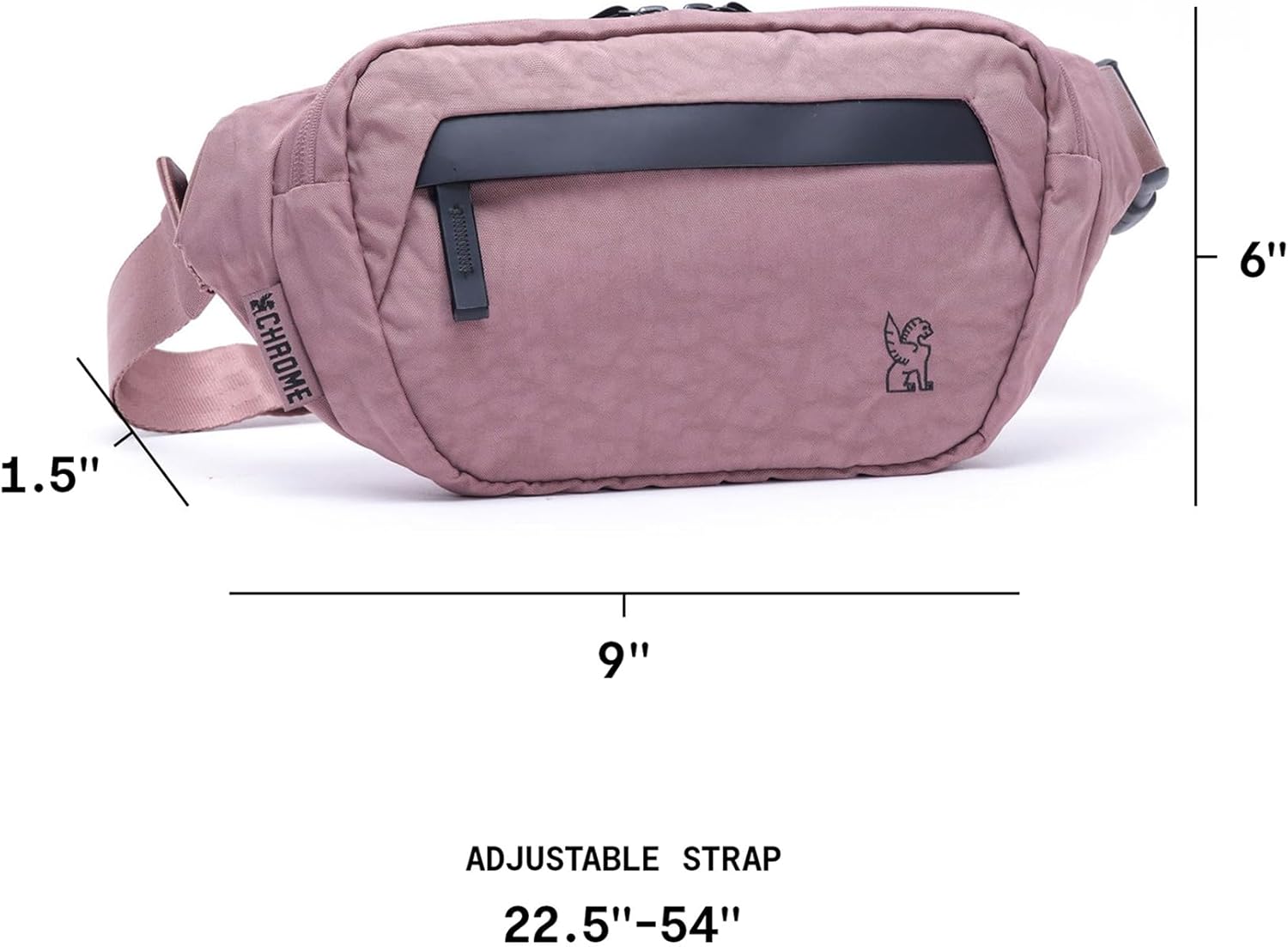 Chrome Industries Sabin 3L Sling Bag – Crossbody Bag with Main Interior Compartment, Internal & External Pockets, & Made from Recycled Fabrics – Perfect for Travel & Everyday Carry – Mauve