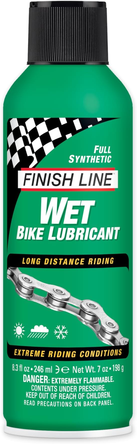 フィニッシュライン(FINISH LINE) クãƒã‚¹ カントリー ウェット ルーブ 240ml エアーゾール