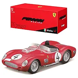 Burago MINIATURA 1/43 1959 FERRARI 250 TESTA ROSSA RACING, Vermelho