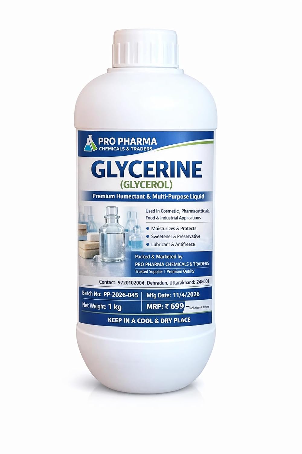 SKOOBY PET CARE Glycerine Liquid Moisturizing Humectant for Skin Care, 1 Liter, Unscented, Multipurpose - Review, Price and Buying Guide