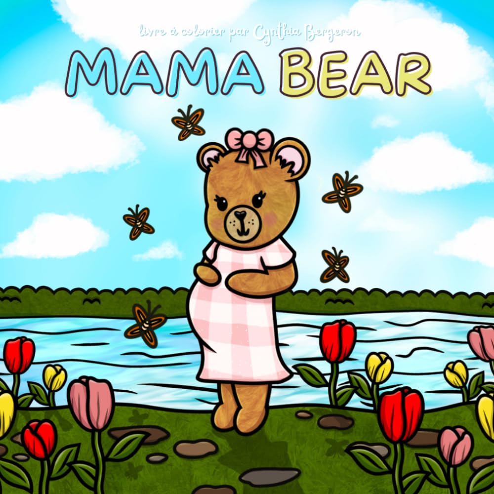 Mama Bear : Livre à colorier