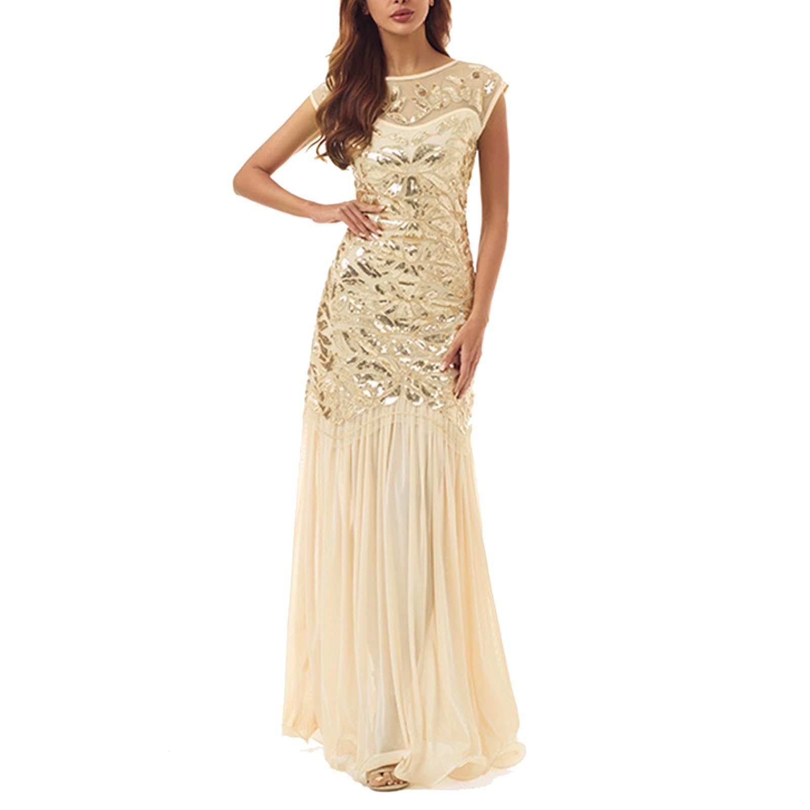 Vestido Mujer Invitada Boda Trajes Nochevieja Ropa Invierno Tallas Grandes Vestidos De Fiesta Elegantes Primavera Otoño Largos Manga Larga Elegante