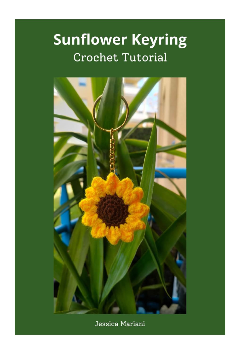 Sunflower Keyring - Crochet Tutorial