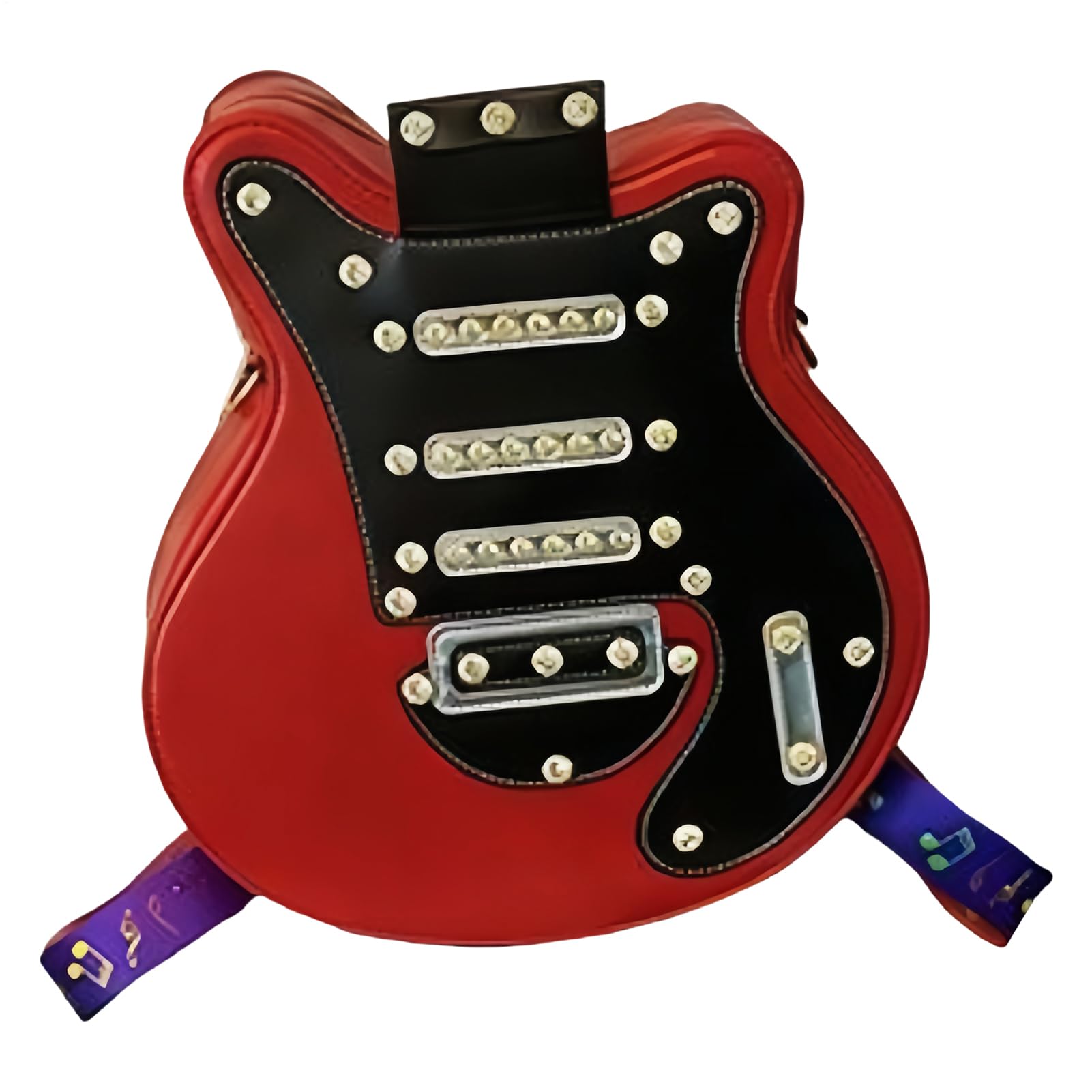 Mochila con forma de guitarra ligera para evitar cargas pesadas con estilo 8